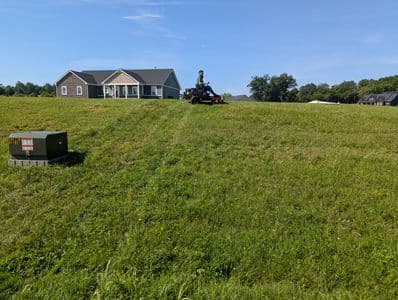 Professional steep hill lawn mowing service in Martinsburg WV