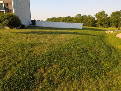 Single family home lawn mowing and landscaping in Berkeley County